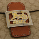 CELINE Macadam Canvas Shoulder Bag Beige Auth 73295-18