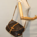 LOUIS VUITTON Monogram Saumur 30 Shoulder Bag M42256 LV Auth 73298-25