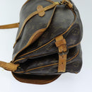 LOUIS VUITTON Monogram Saumur 30 Shoulder Bag M42256 LV Auth 73298-4