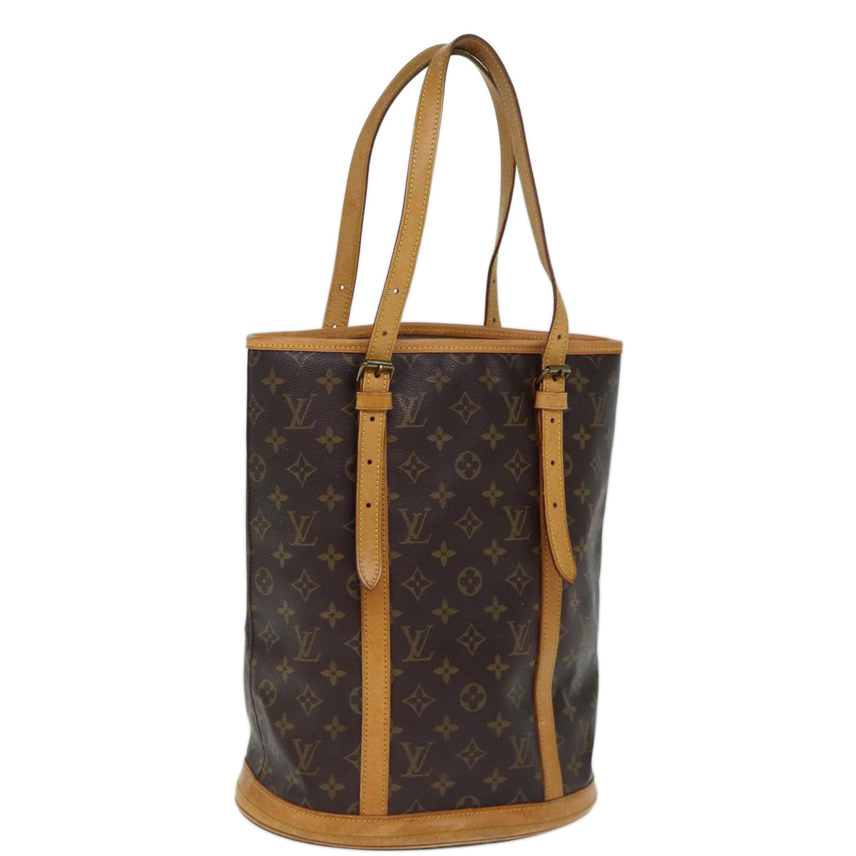 LOUIS VUITTON Monogram Bucket GM Shoulder Bag M42236 LV Auth 73306