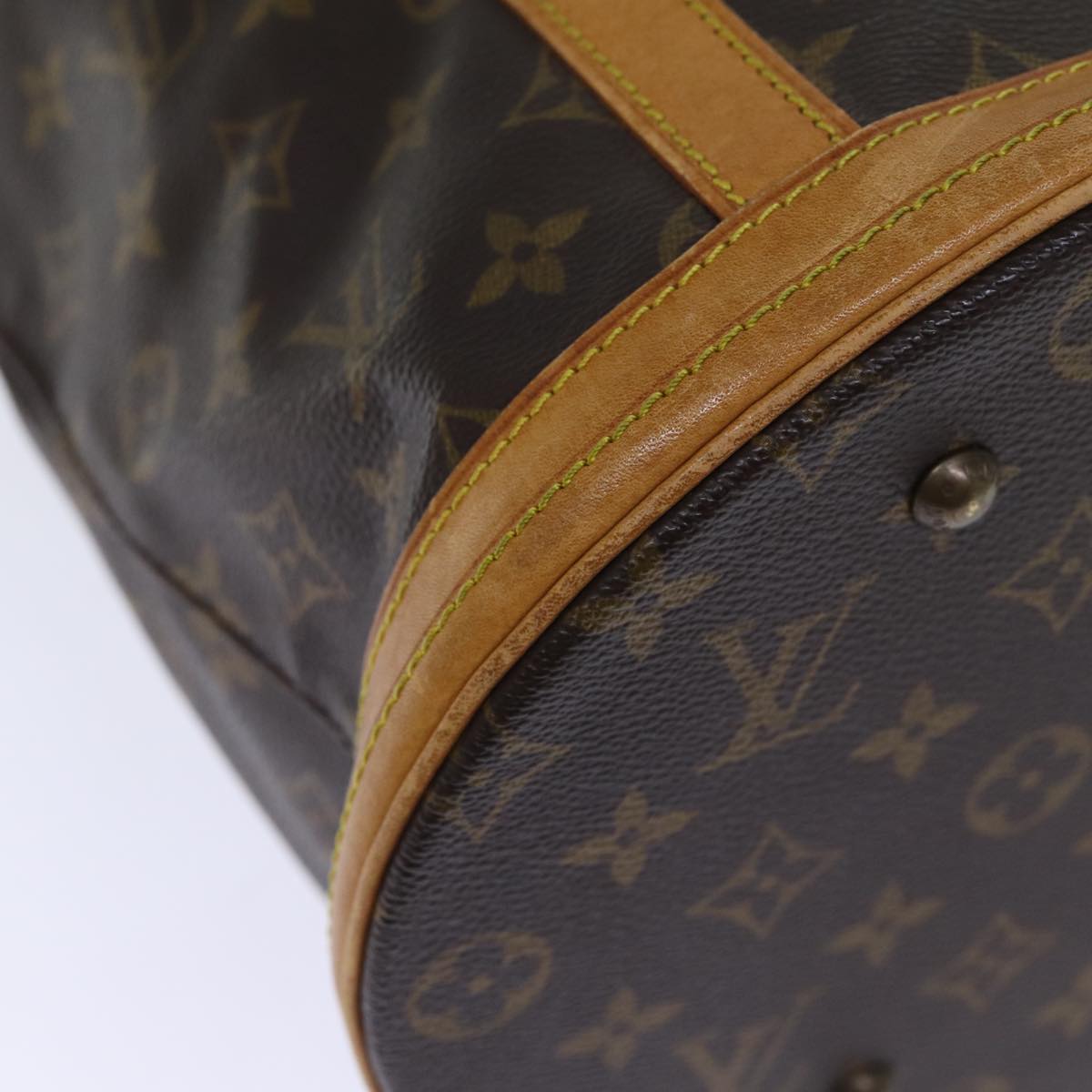 LOUIS VUITTON Monogram Bucket GM Shoulder Bag M42236 LV Auth 73306