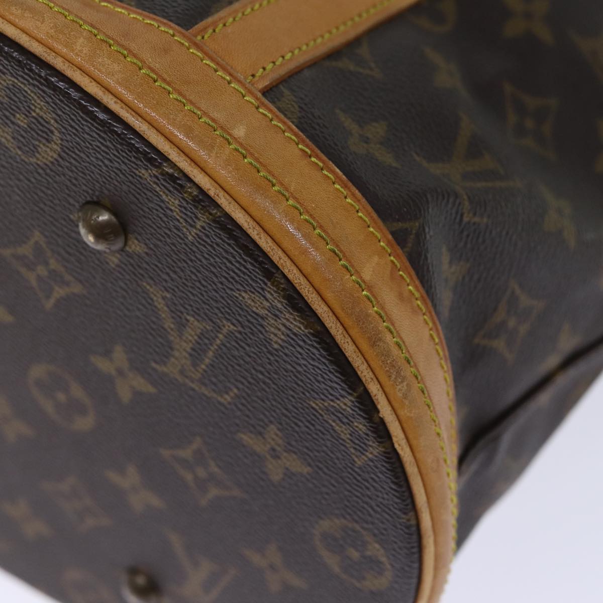 LOUIS VUITTON Monogram Bucket GM Shoulder Bag M42236 LV Auth 73306