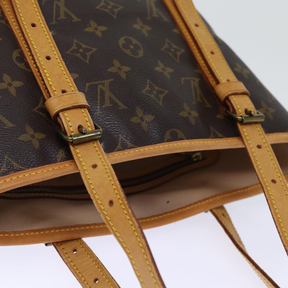 LOUIS VUITTON Monogram Bucket GM Shoulder Bag M42236 LV Auth 73306