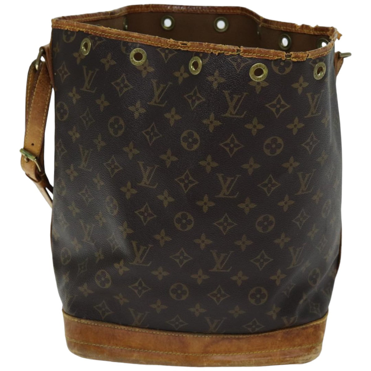 LOUIS VUITTON Monogram Noe Shoulder Bag M42224 LV Auth 73310