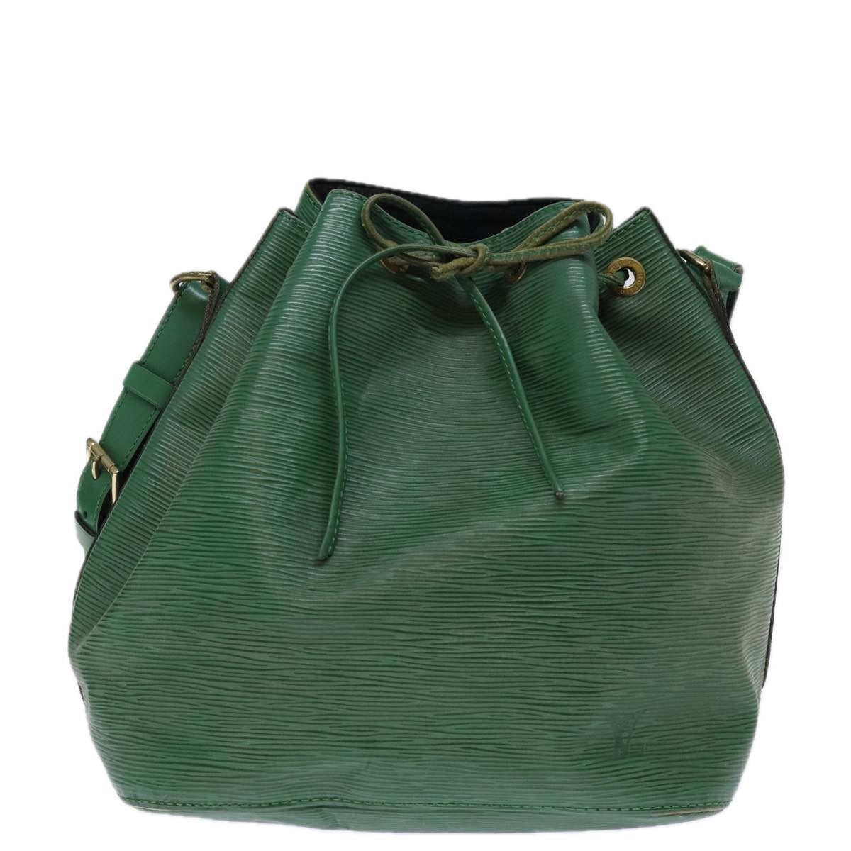 LOUIS VUITTON Epi Petit Noe Shoulder Bag Green M44104 LV Auth 73326