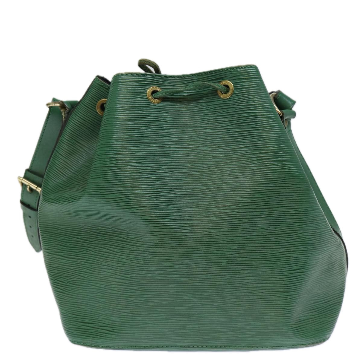 LOUIS VUITTON Epi Petit Noe Shoulder Bag Green M44104 LV Auth 73326