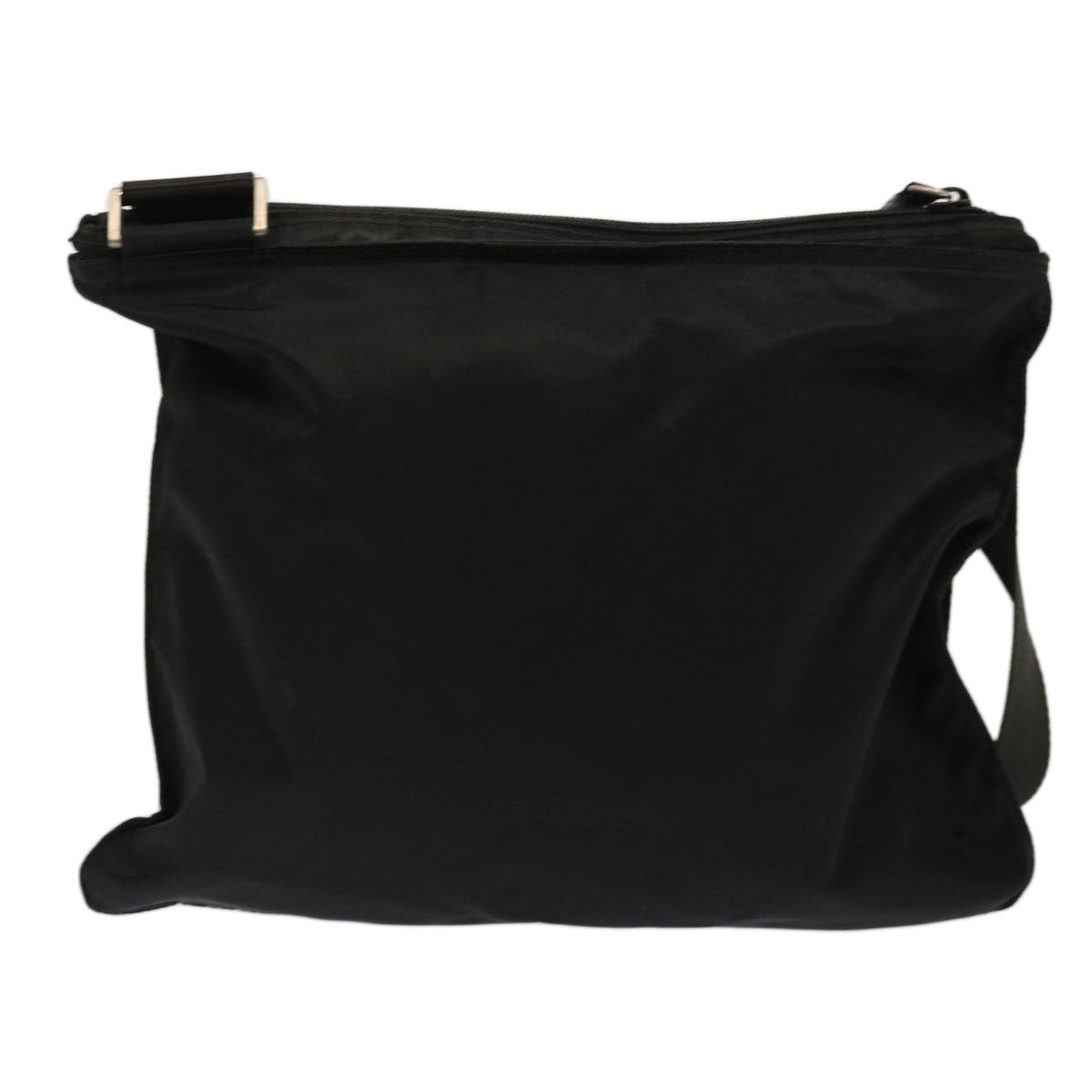 PRADA Shoulder Bag Nylon Black Auth 73336 - 0