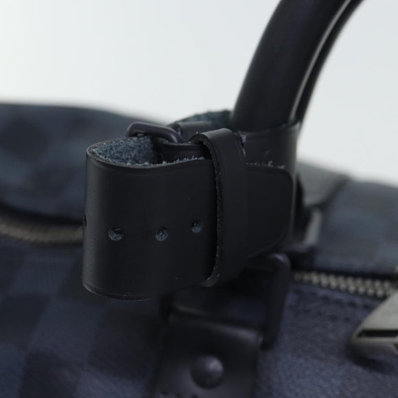 LOUIS VUITTON Damier Cobalt Keepall A Do Boston Bag 3way N23361 LV Auth 73350S