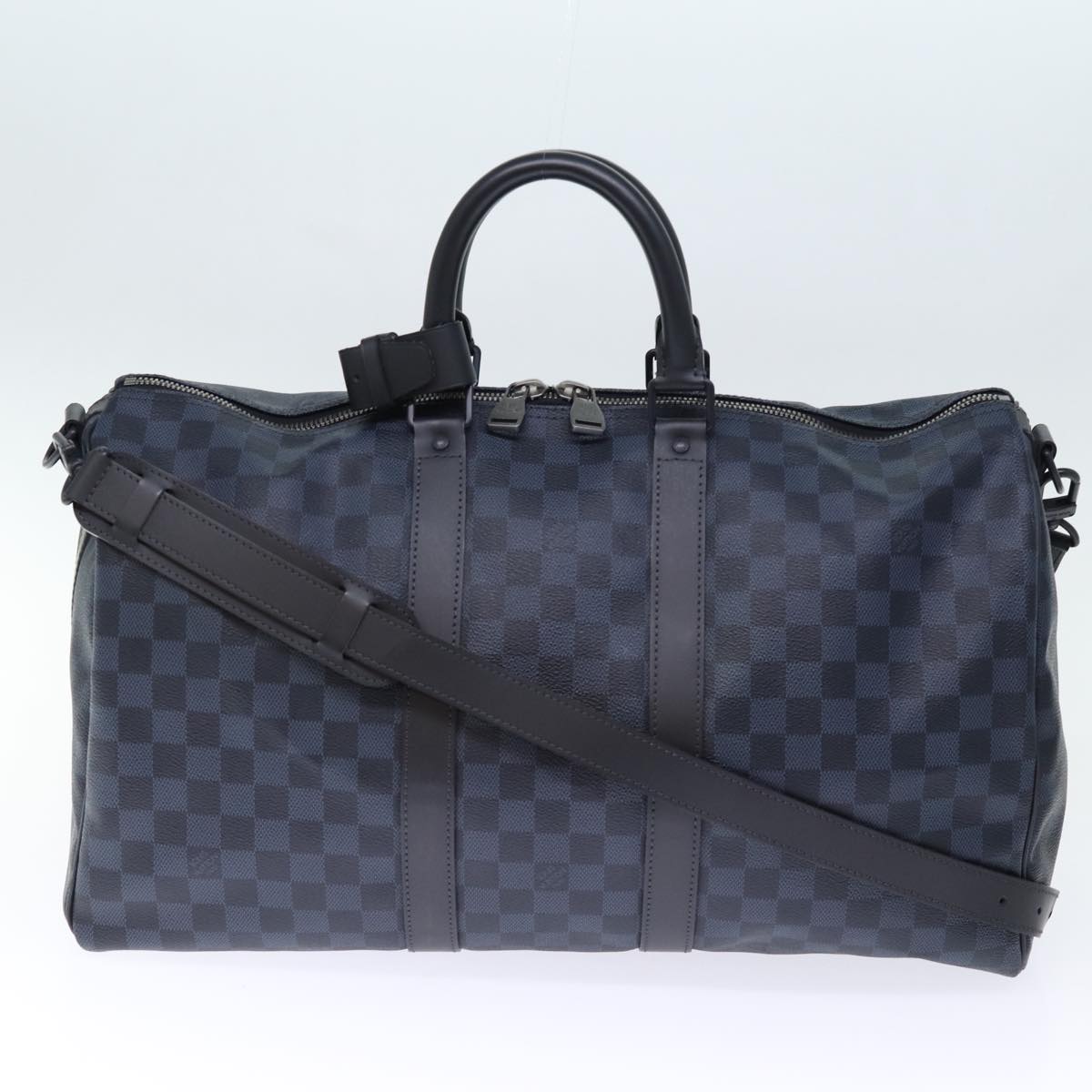 LOUIS VUITTON Damier Cobalt Keepall A Do Boston Bag 3way N23361 LV Auth 73350S