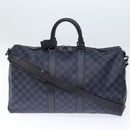 LOUIS VUITTON Damier Cobalt Keepall A Do Boston Bag 3way N23361 LV Auth 73350S-28