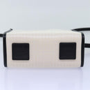 GIVENCHY Hand Bag Canvas 2way White Auth 73396A-5