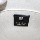 GIVENCHY Hand Bag Canvas 2way White Auth 73396V-19