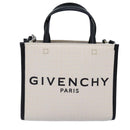 GIVENCHY Hand Bag Canvas 2way White Auth 73396V-13