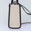 GIVENCHY Hand Bag Canvas 2way White Auth 73396V-3