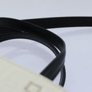 GIVENCHY Hand Bag Canvas 2way White Auth 73396A-14