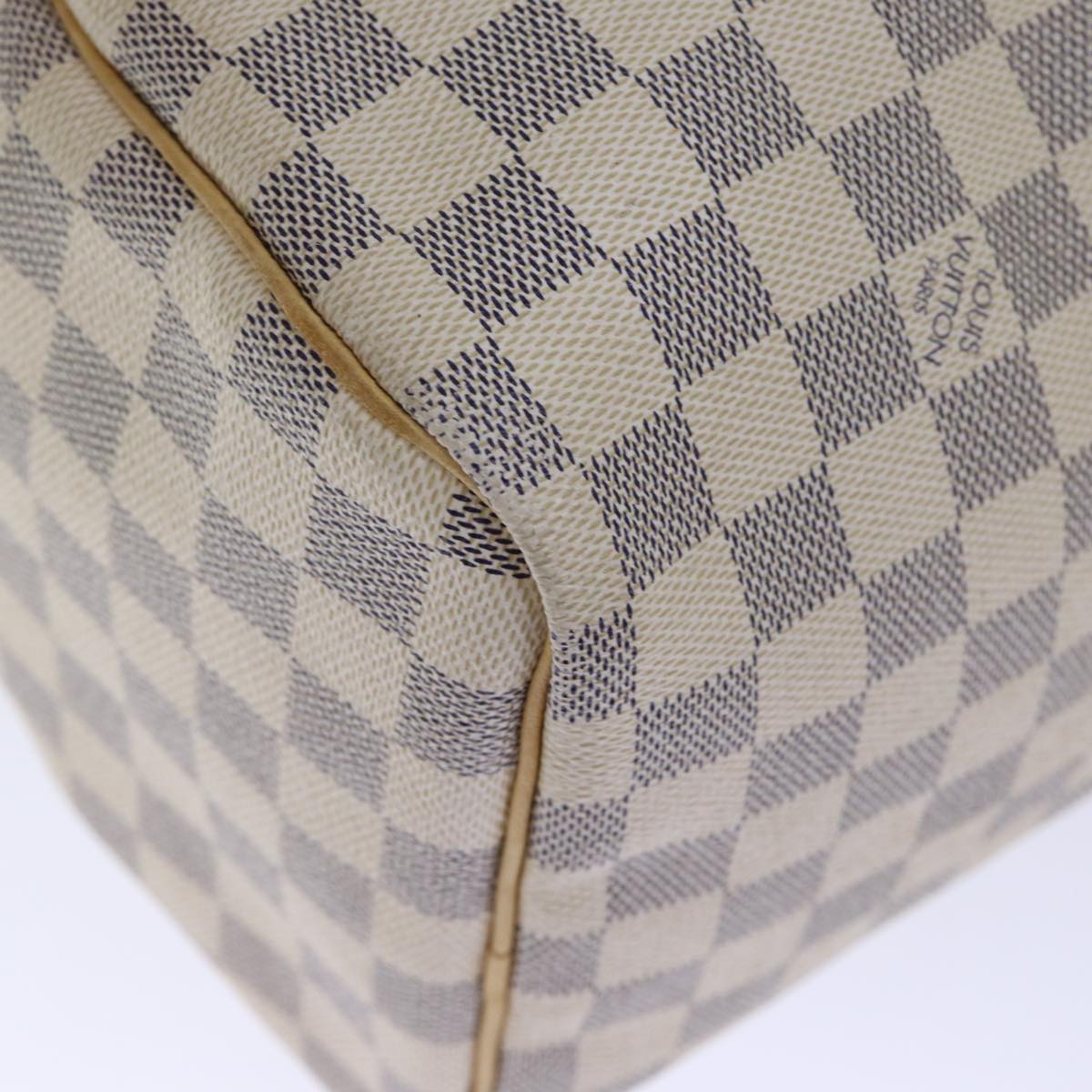 LOUIS VUITTON Damier Azur Speedy 30 Hand Bag N41533 LV Auth 73407