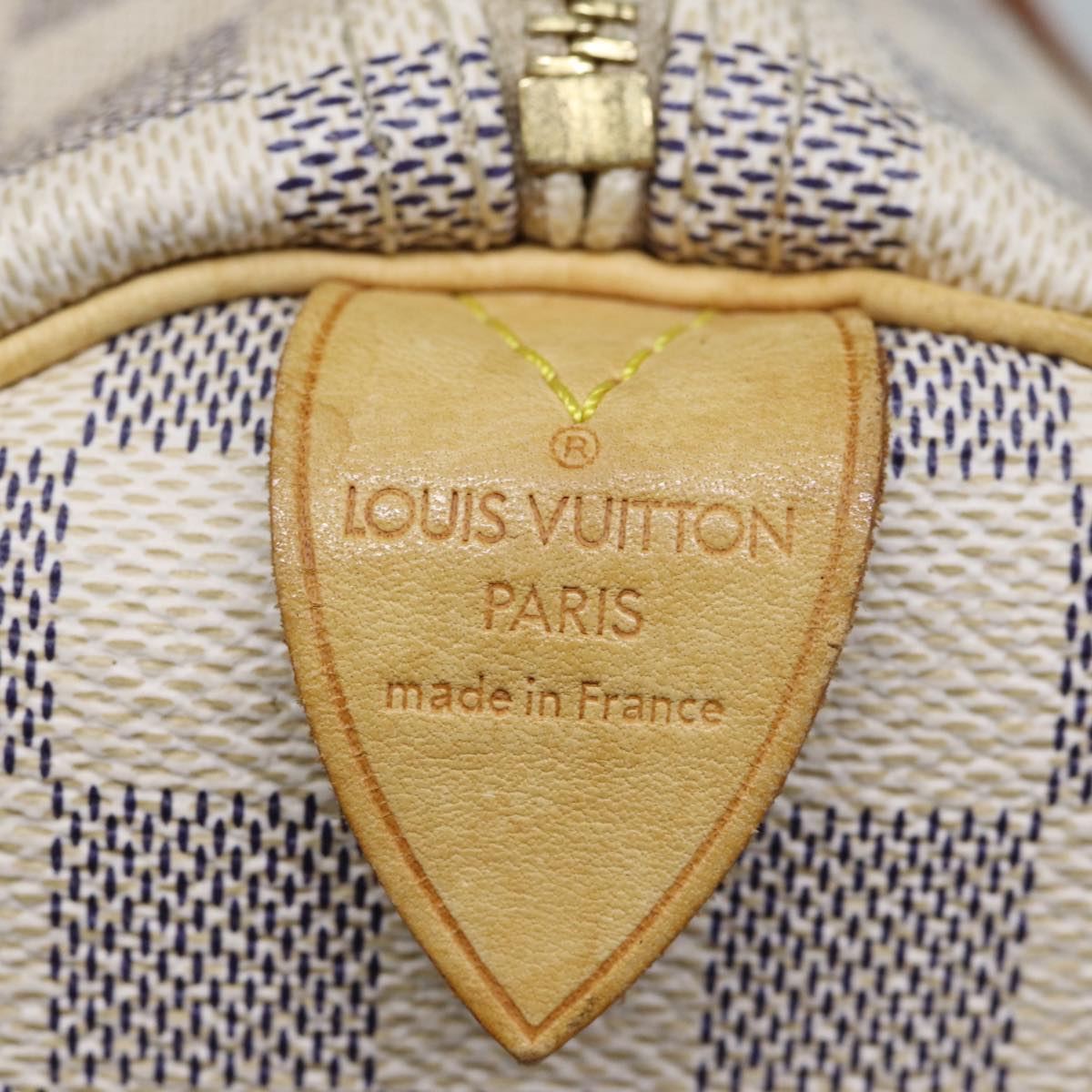 LOUIS VUITTON Damier Azur Speedy 30 Hand Bag N41533 LV Auth 73407