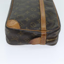 LOUIS VUITTON Monogram Compiegne 28 Clutch Bag M51845 LV Auth 73420-3