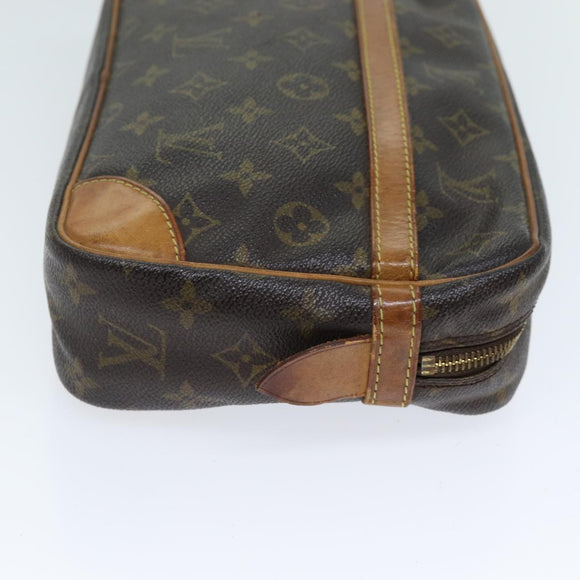 LOUIS VUITTON Monogram Compiegne 28 Clutch Bag M51845 LV Auth 73420