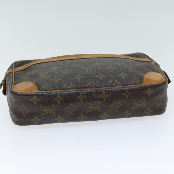 LOUIS VUITTON Monogram Compiegne 28 Clutch Bag M51845 LV Auth 73420