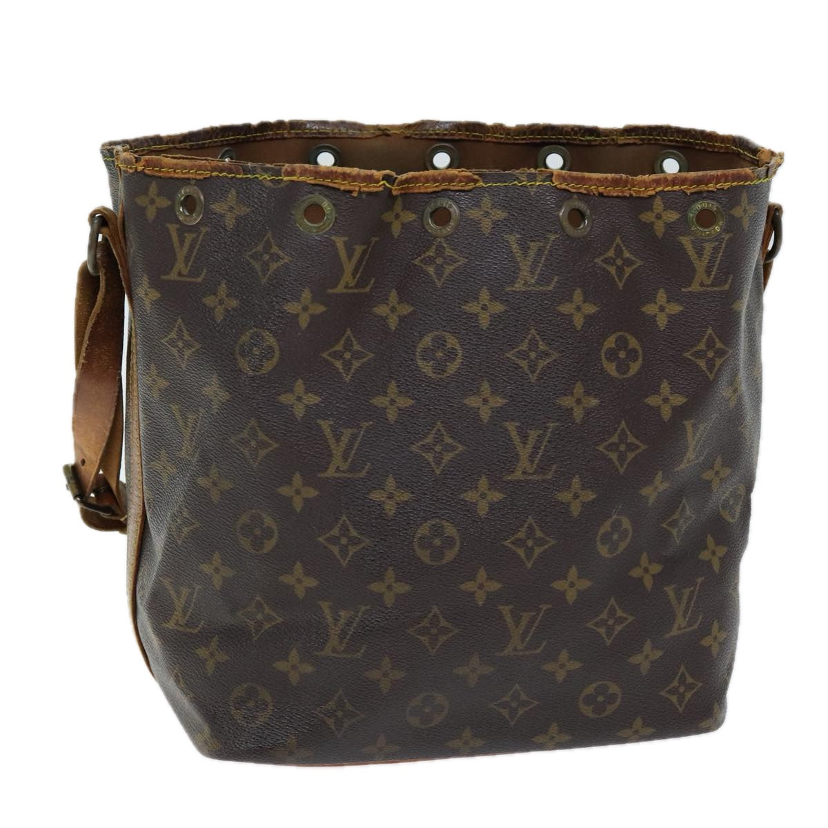 LOUIS VUITTON Monogram Petit Noe Shoulder Bag M42226 LV Auth 73436