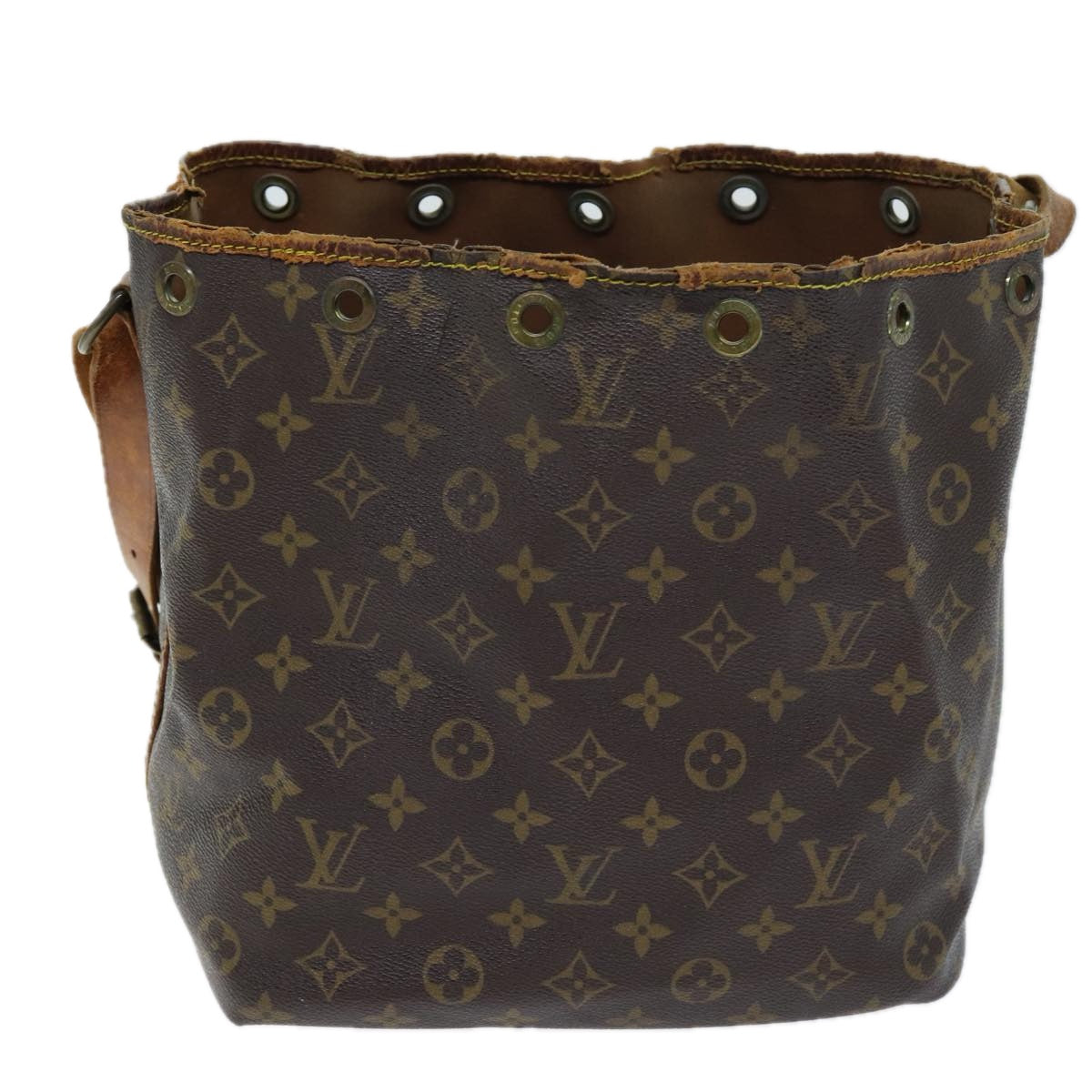 LOUIS VUITTON Monogram Petit Noe Shoulder Bag M42226 LV Auth 73436