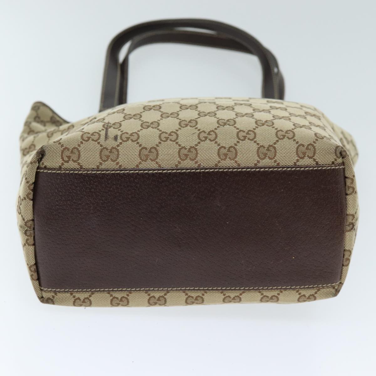 GUCCI GG Canvas Tote Bag Beige 153009 Auth 73451