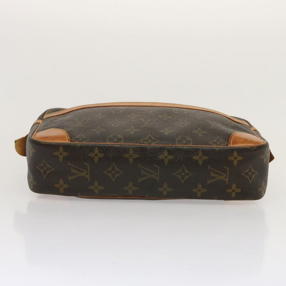 LOUIS VUITTON Monogram Compiegne 28 Clutch Bag M51845 LV Auth 73470