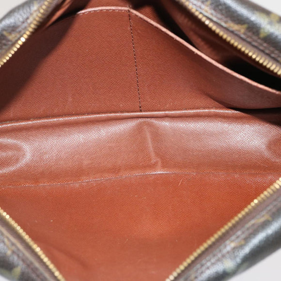 LOUIS VUITTON Monogram Compiegne 28 Clutch Bag M51845 LV Auth 73470