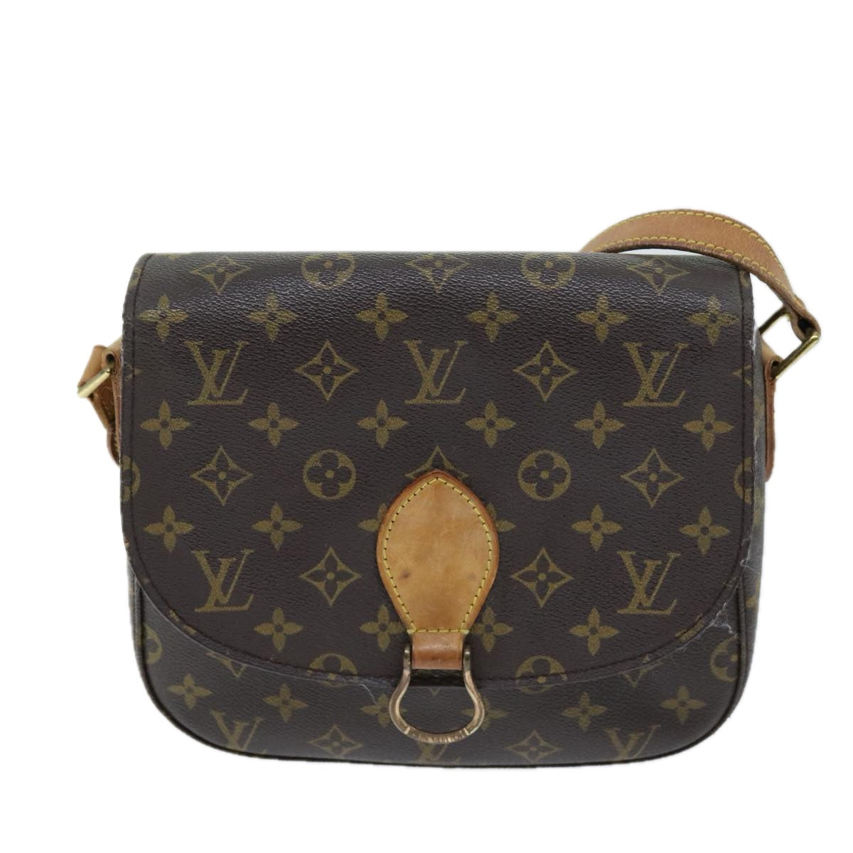 LOUIS VUITTON Monogram Saint Cloud GM Shoulder Bag M51242 LV Auth 73479