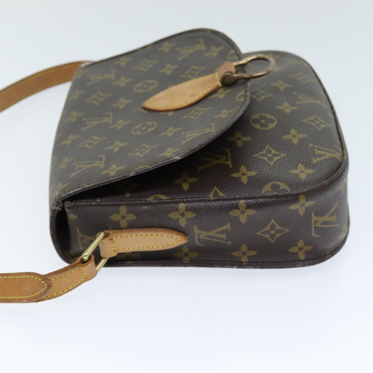 LOUIS VUITTON Monogram Saint Cloud GM Shoulder Bag M51242 LV Auth 73479