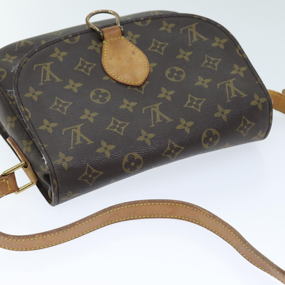 LOUIS VUITTON Monogram Saint Cloud GM Shoulder Bag M51242 LV Auth 73479