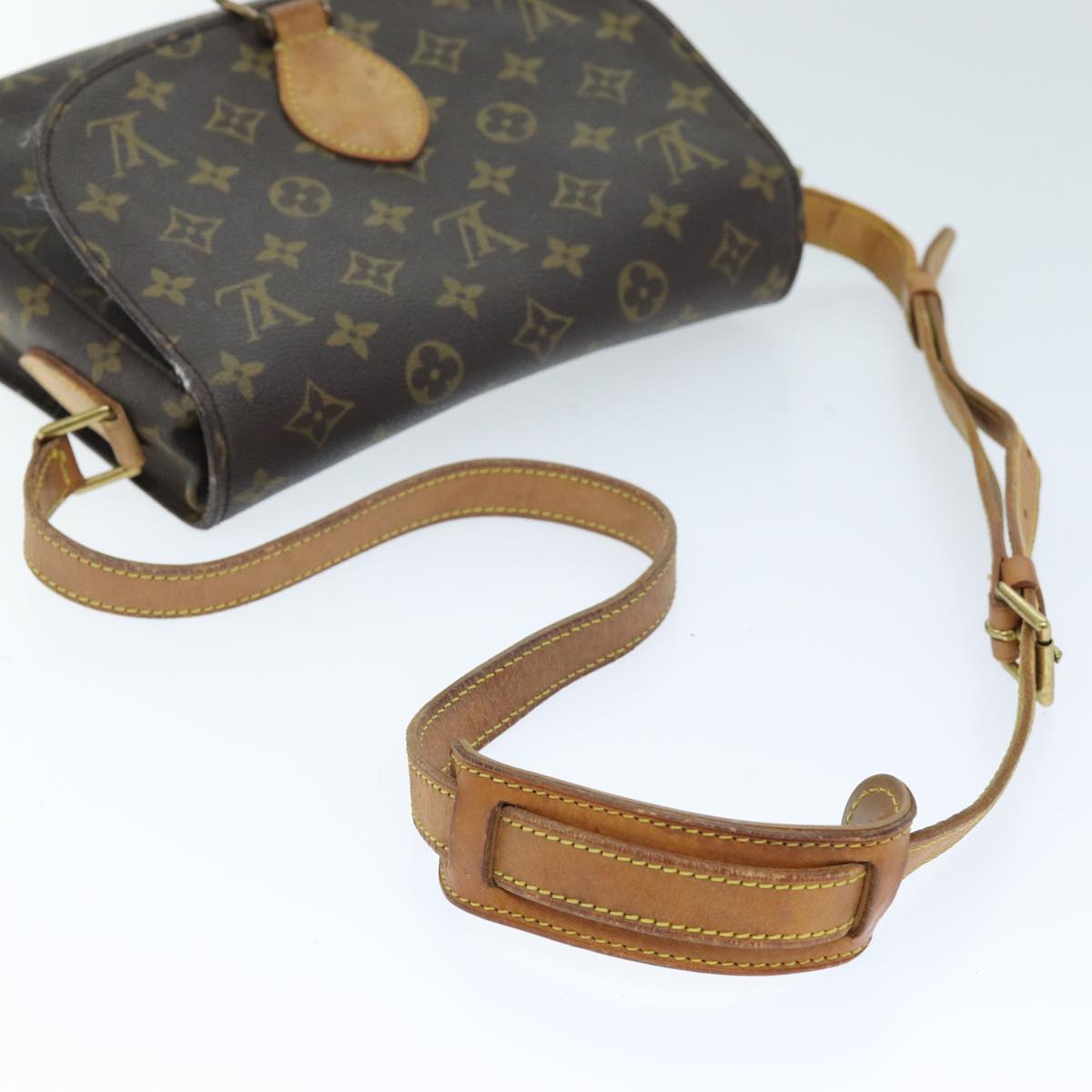 LOUIS VUITTON Monogram Saint Cloud GM Shoulder Bag M51242 LV Auth 73479