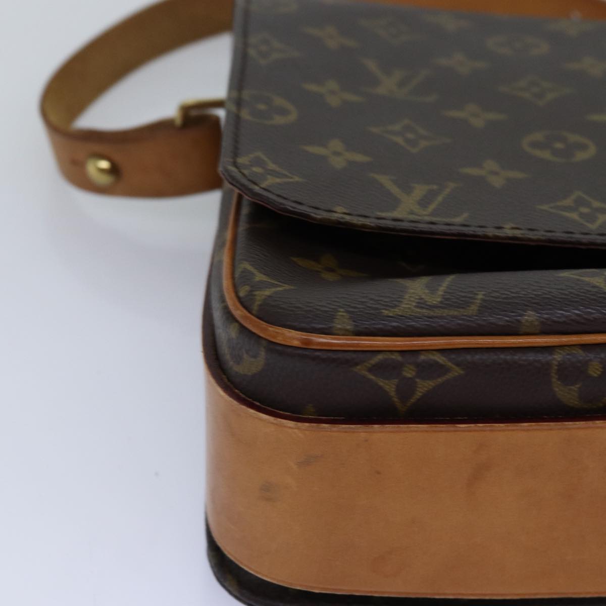 LOUIS VUITTON Monogram Cartouchiere GM Shoulder Bag M51252 LV Auth 73481