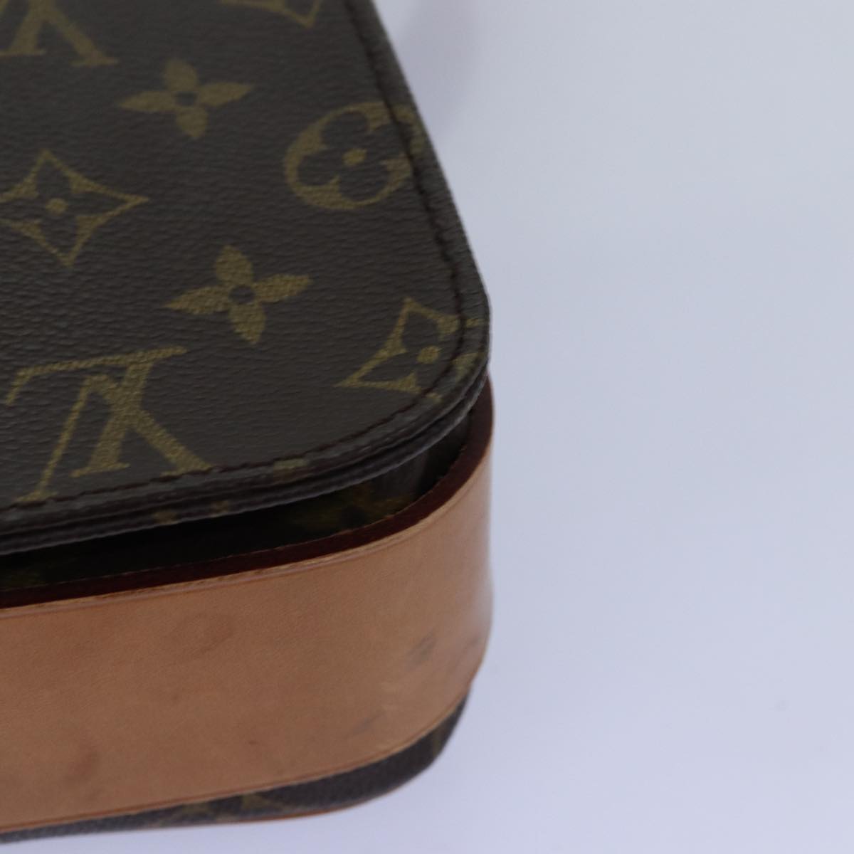 LOUIS VUITTON Monogram Cartouchiere GM Shoulder Bag M51252 LV Auth 73481