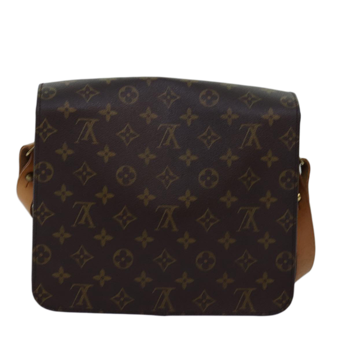 LOUIS VUITTON Monogram Cartouchiere GM Shoulder Bag M51252 LV Auth 73481