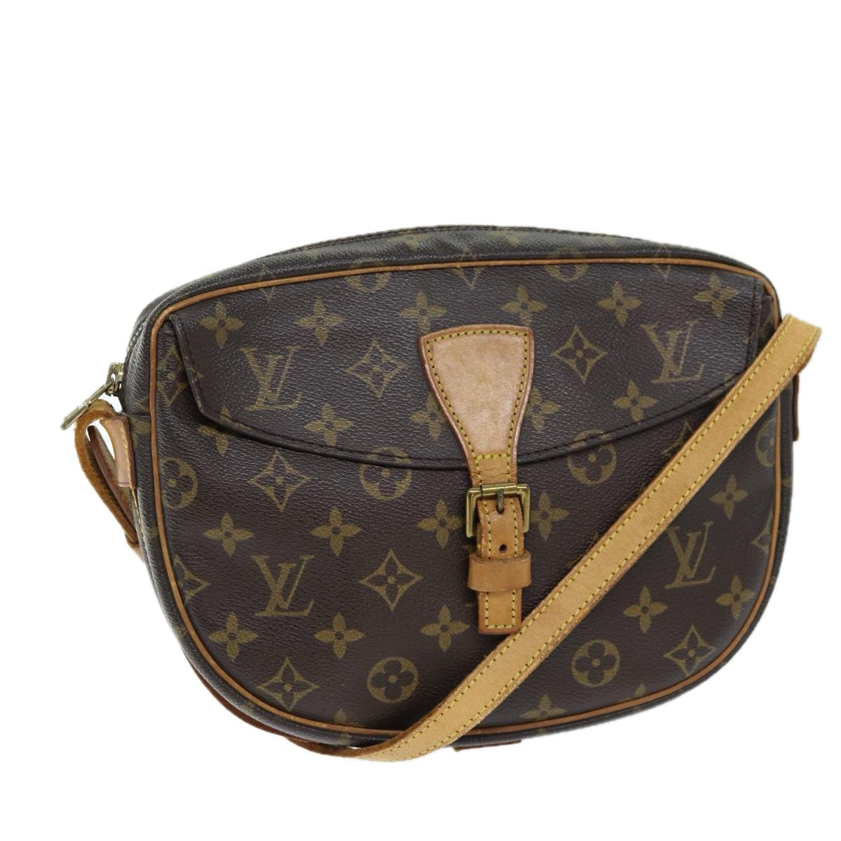 LOUIS VUITTON Monogram Jeune Fille MM Shoulder Bag M51226 LV Auth 73487