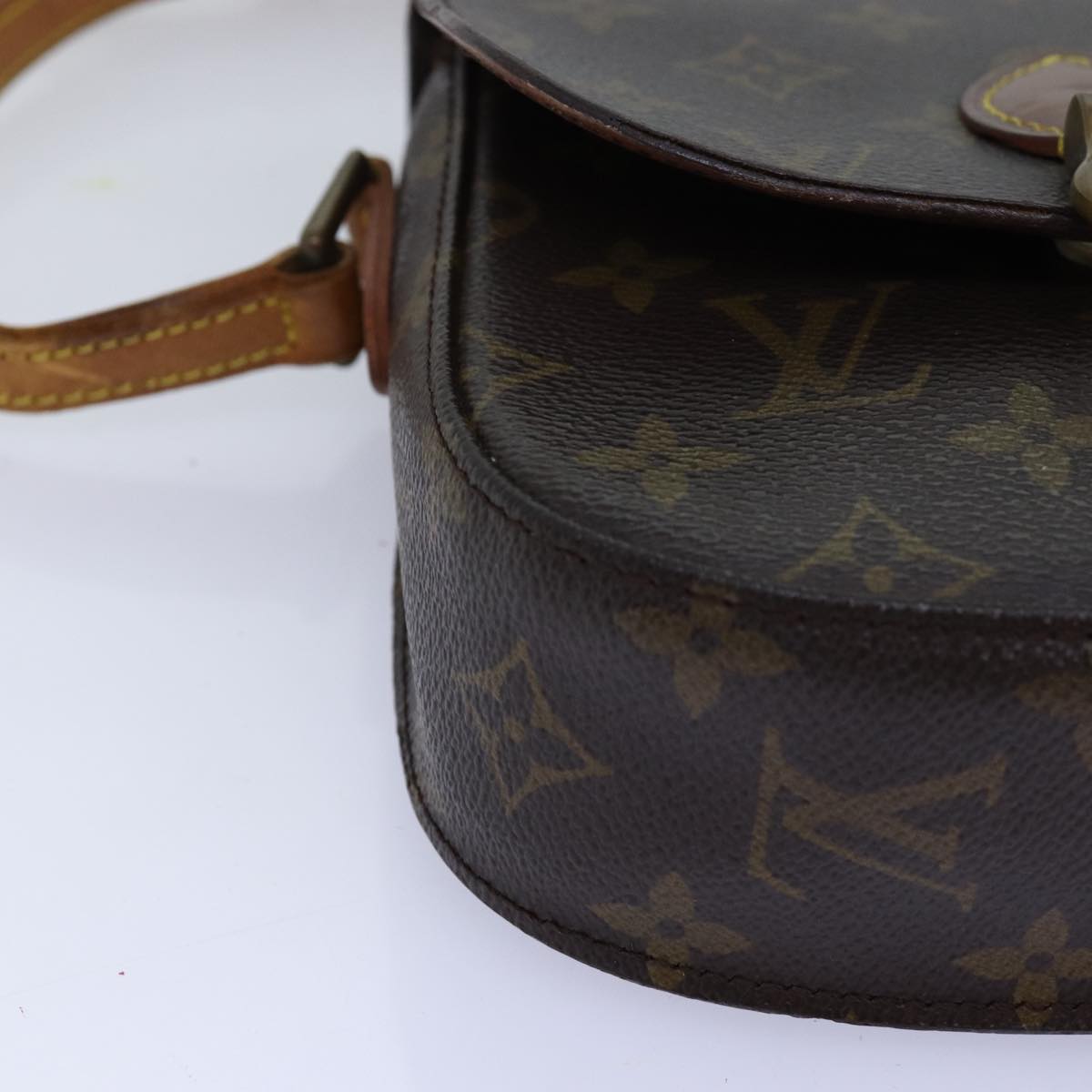 LOUIS VUITTON Monogram Saint Cloud PM Shoulder Bag M51244 LV Auth 73488