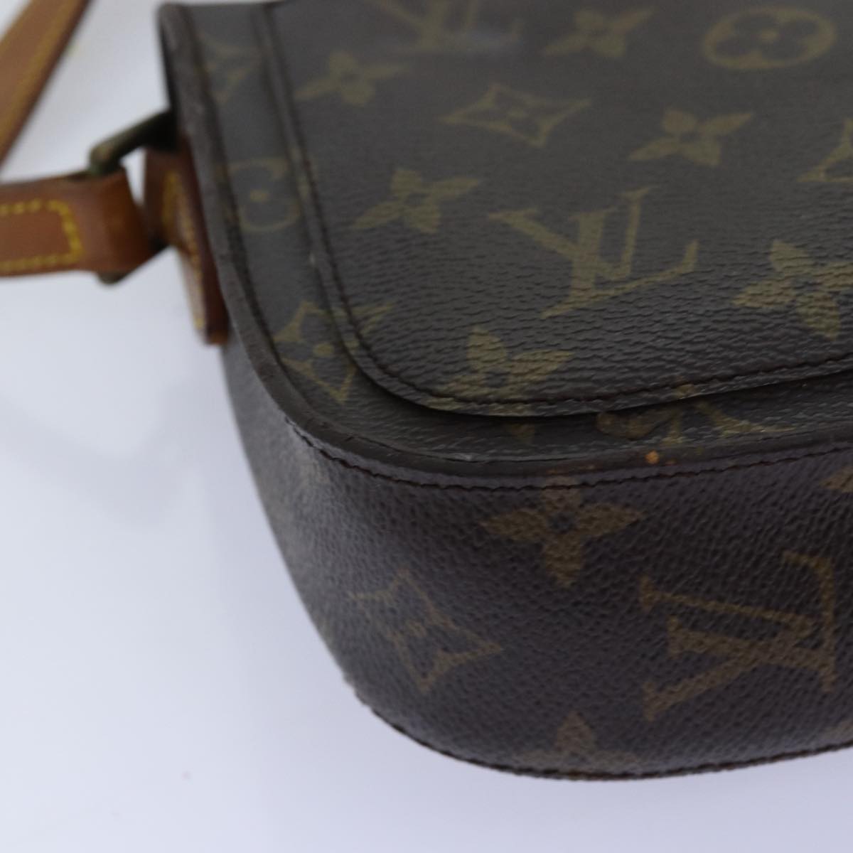 LOUIS VUITTON Monogram Saint Cloud PM Shoulder Bag M51244 LV Auth 73488