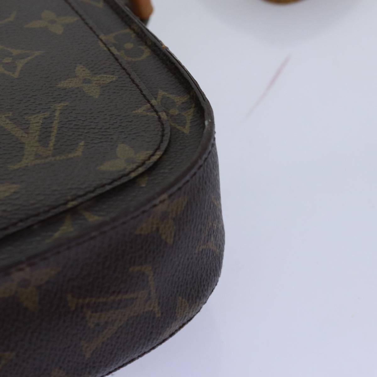 LOUIS VUITTON Monogram Saint Cloud PM Shoulder Bag M51244 LV Auth 73488