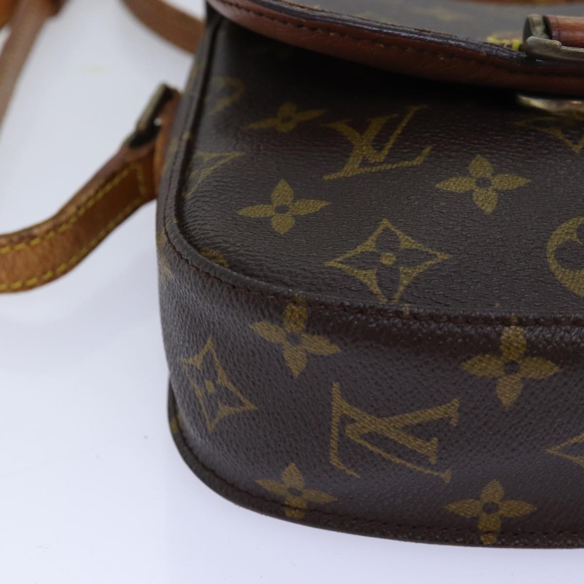 LOUIS VUITTON Monogram Saint Cloud PM Shoulder Bag M51244 LV Auth 73489