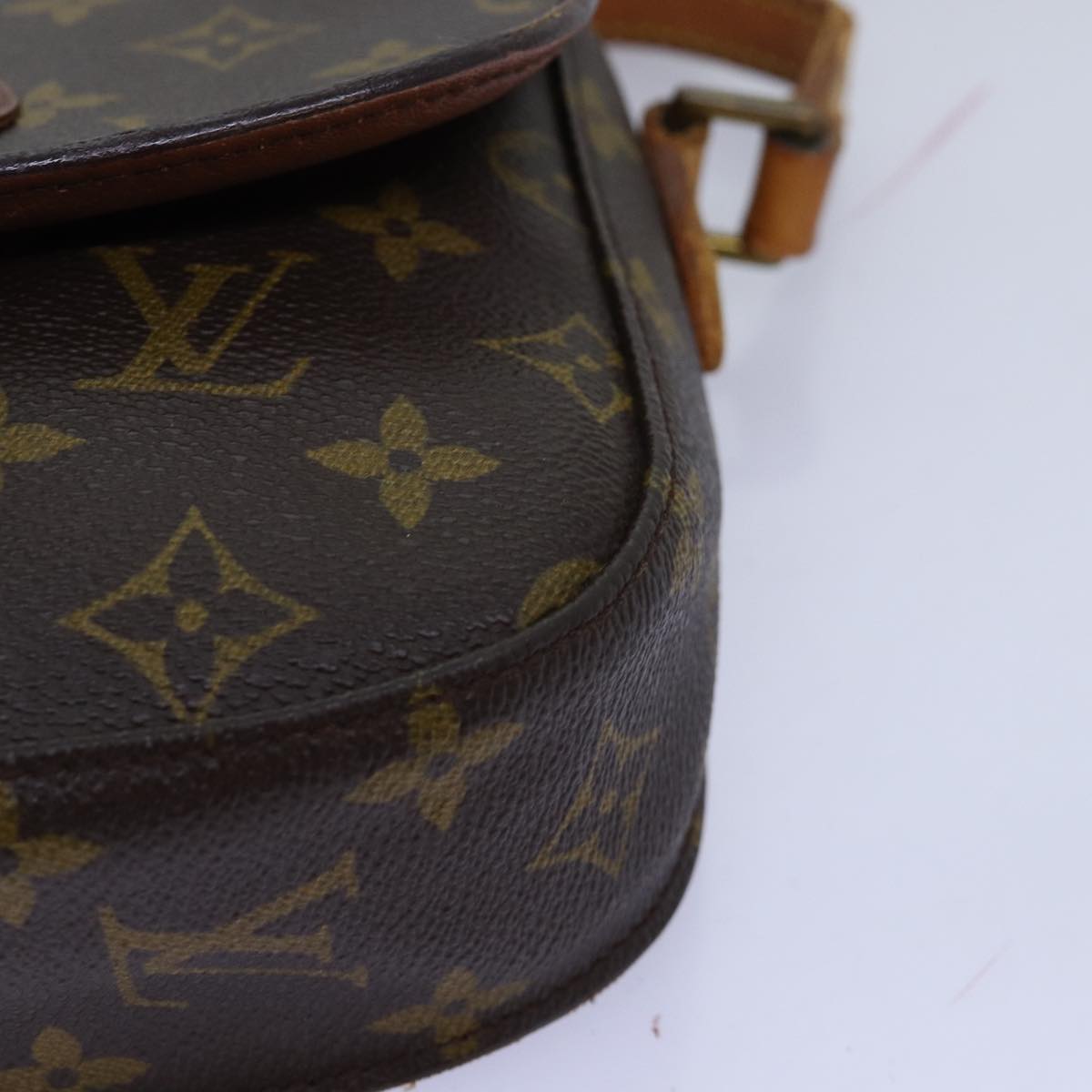 LOUIS VUITTON Monogram Saint Cloud PM Shoulder Bag M51244 LV Auth 73489