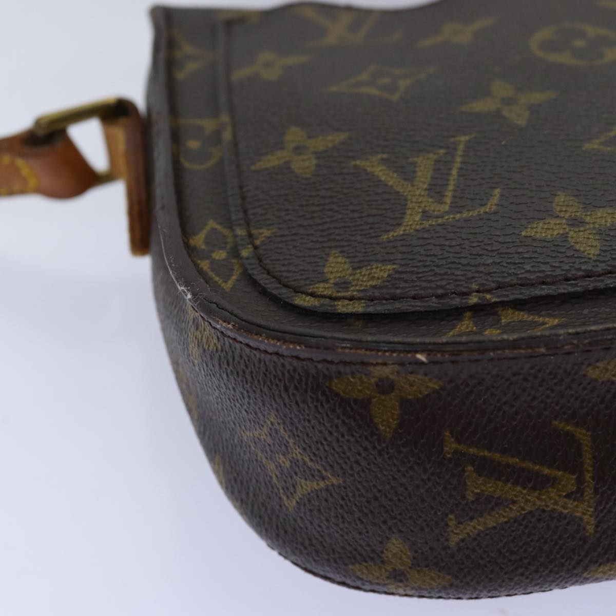 LOUIS VUITTON Monogram Saint Cloud PM Shoulder Bag M51244 LV Auth 73489