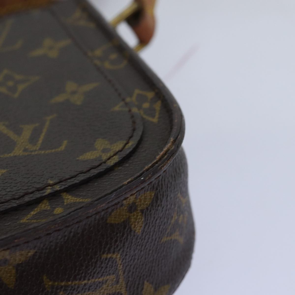 LOUIS VUITTON Monogram Saint Cloud PM Shoulder Bag M51244 LV Auth 73489