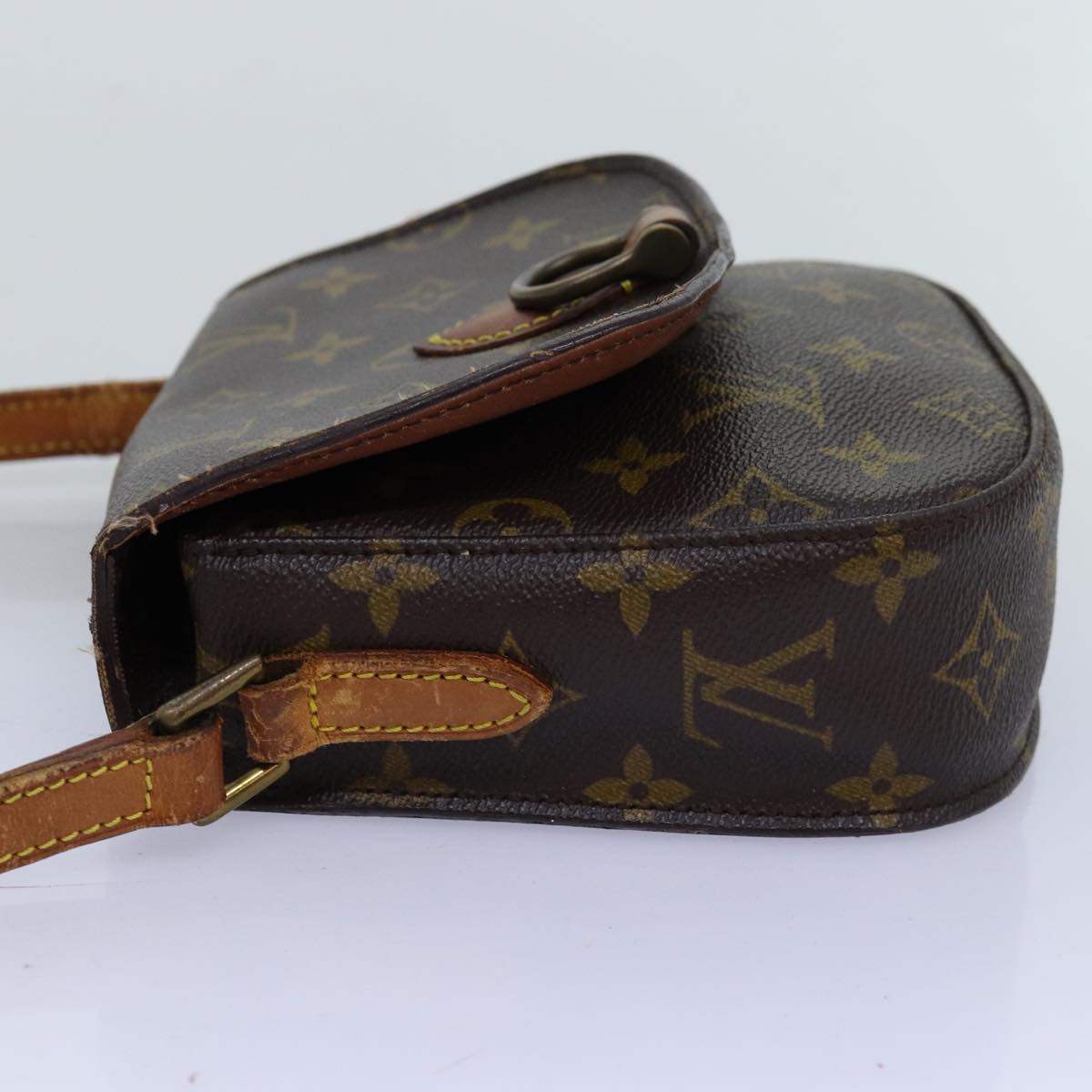 LOUIS VUITTON Monogram Saint Cloud PM Shoulder Bag M51244 LV Auth 73489