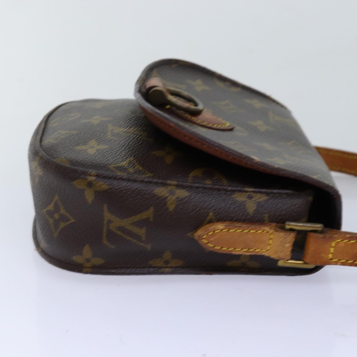 LOUIS VUITTON Monogram Saint Cloud PM Shoulder Bag M51244 LV Auth 73489