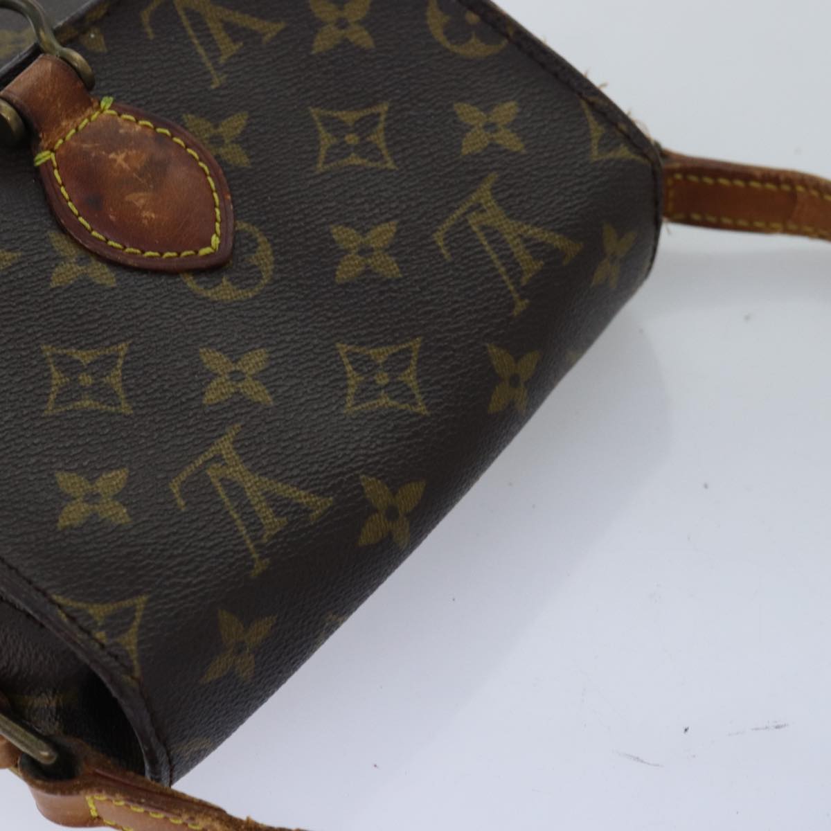 LOUIS VUITTON Monogram Saint Cloud PM Shoulder Bag M51244 LV Auth 73489