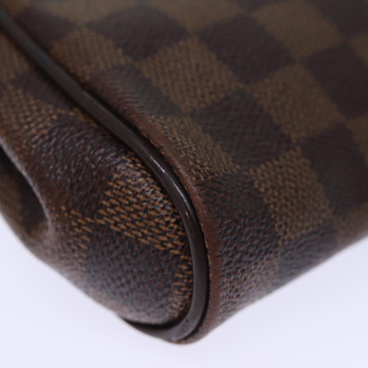 LOUIS VUITTON Damier Ebene Eva Shoulder Bag 2way N55213 LV Auth 73490