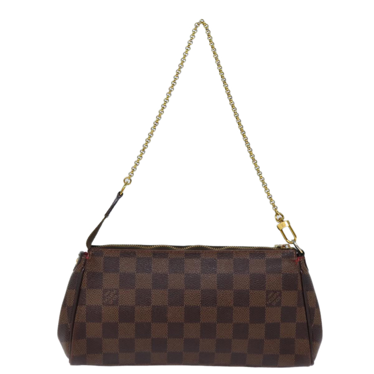 LOUIS VUITTON Damier Ebene Eva Shoulder Bag 2way N55213 LV Auth 73490