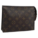 LOUIS VUITTON Monogram Poche Toilette 19 Pouch M47544 LV Auth 73504-1